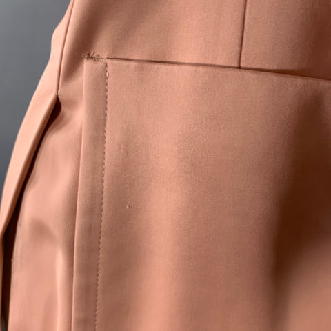 DRIES VAN NOTEN Size 36 Pink Viscose Single Breasted Notch Lapel Sport Coat