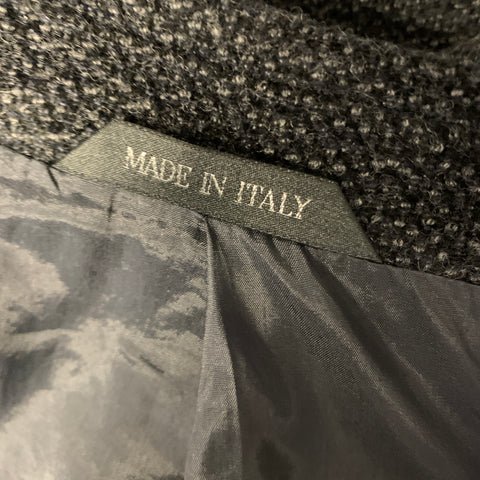 GIORGIO ARMANI FW2018 Navy Grey Wool Blend Notch Lapel Sport Coat