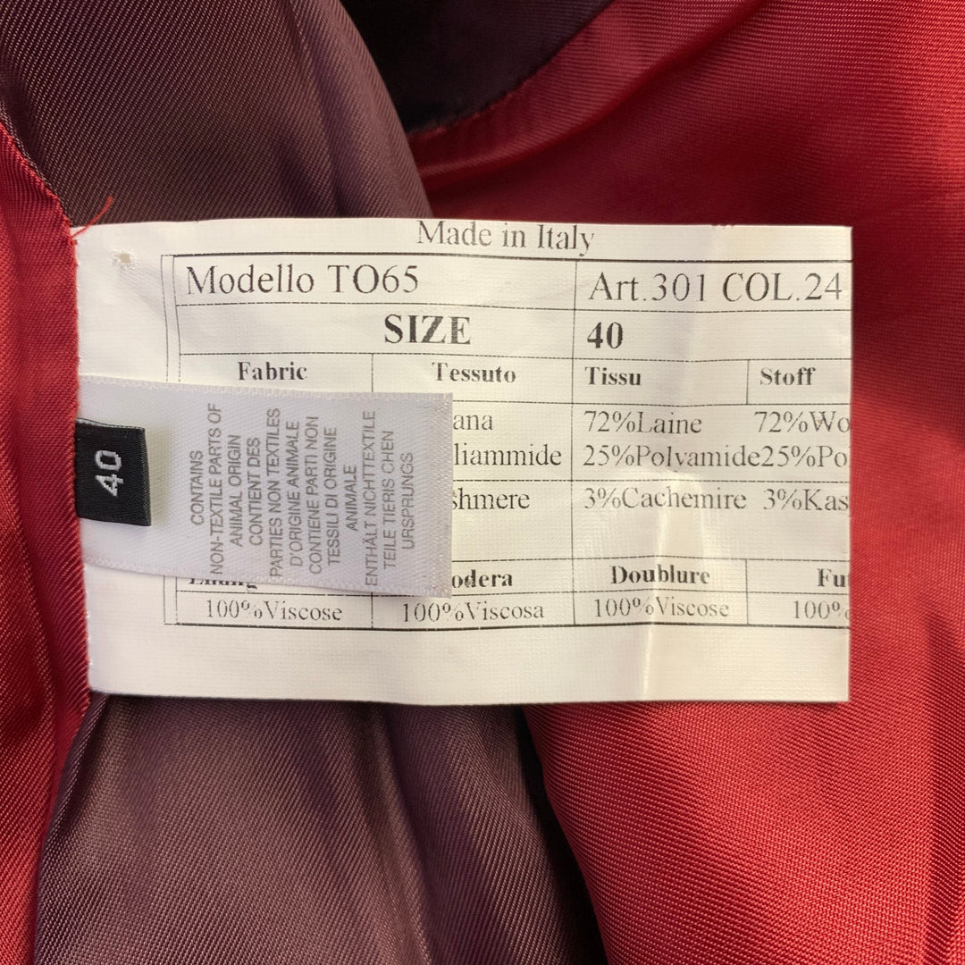 PS by PAUL SMITH Size S Pink Wool  Polyamide Notch Lapel Coat