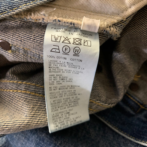 Y's by YOHJI YAMAMOTO Size 36 Blue Cotton Straight leg Jeans