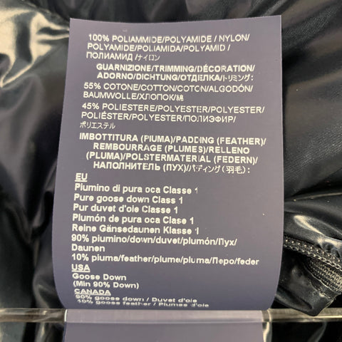 HERNO Size 6 Amelia Navy Nylon Padded Jacket
