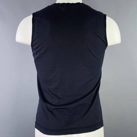 DRIES VAN NOTEN Size S Black Muscle Tank Top
