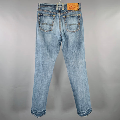 LUCKY BRAND Jean Bootcut en coton bleu à surpiqûres contrastantes, taille 29