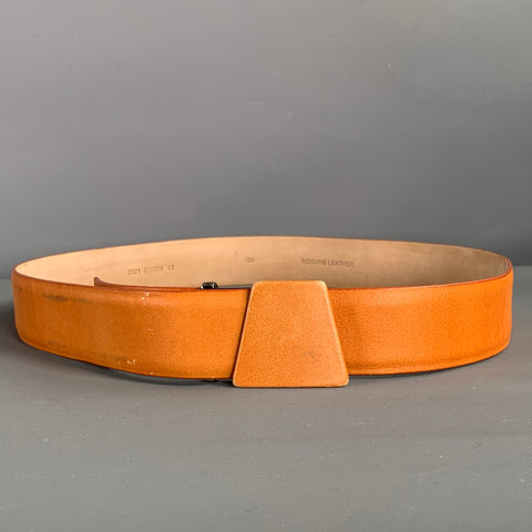 AKRIS Waist Size 36 Tan Leather Belt