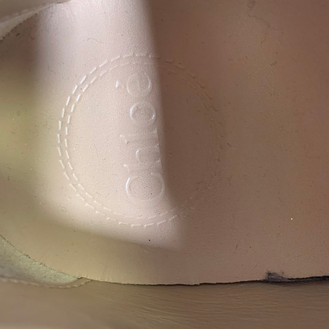 CHLOE Size 8 Black Leather Lace Sneakers