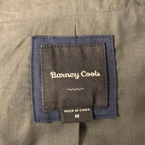 BARNEY COOLS Size M Navy Cotton Blend Windbreaker Jacket