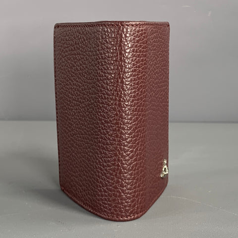 VIVIENNE WESTWOOD One Size Burgundy Leather Wallet