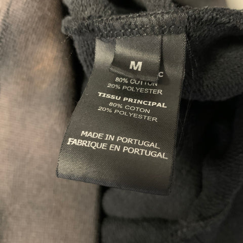 VETEMENTS S/S2018 Size M Black Distressed Hooded Sweater Womens