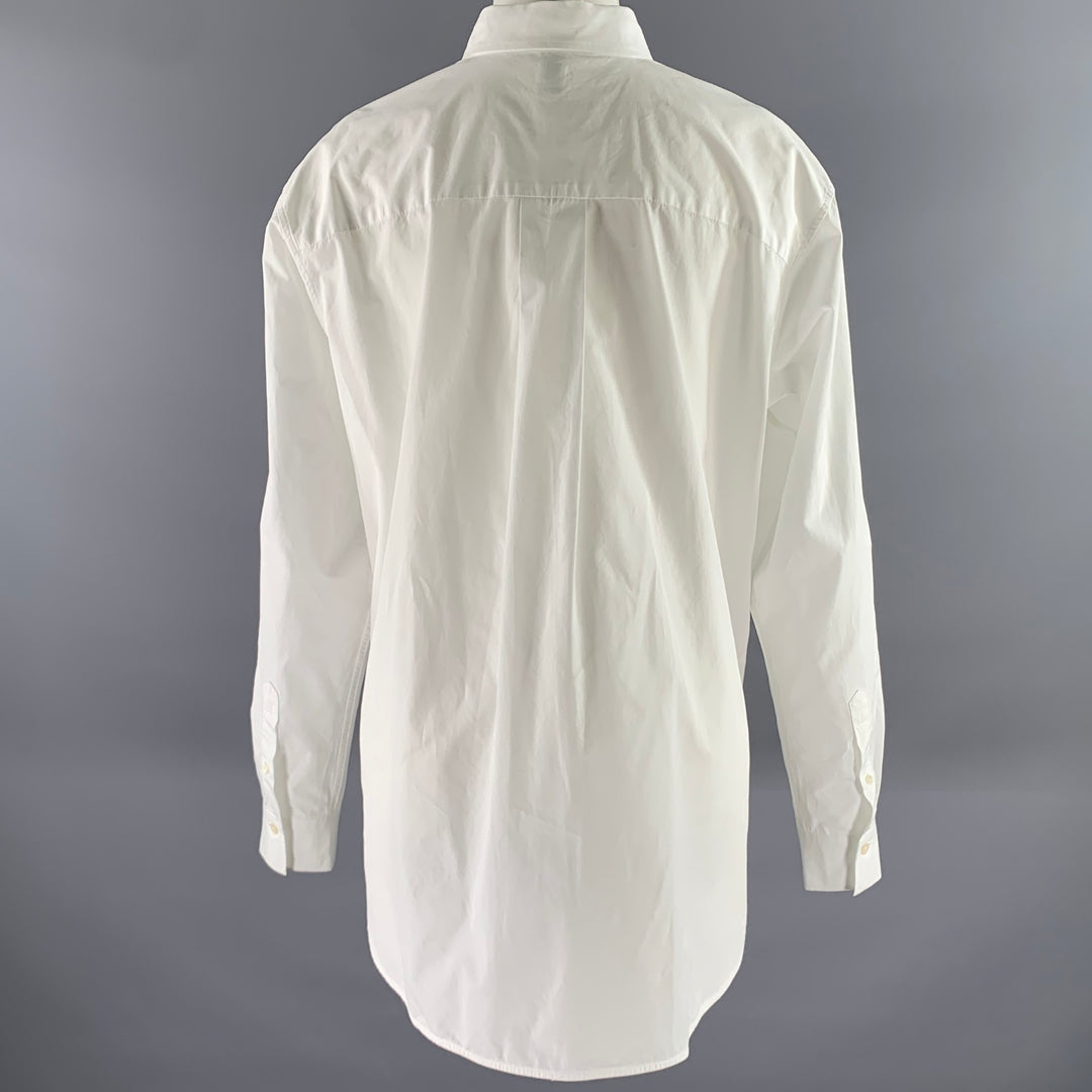 TOTEME Size 10 White Cotton Shirt