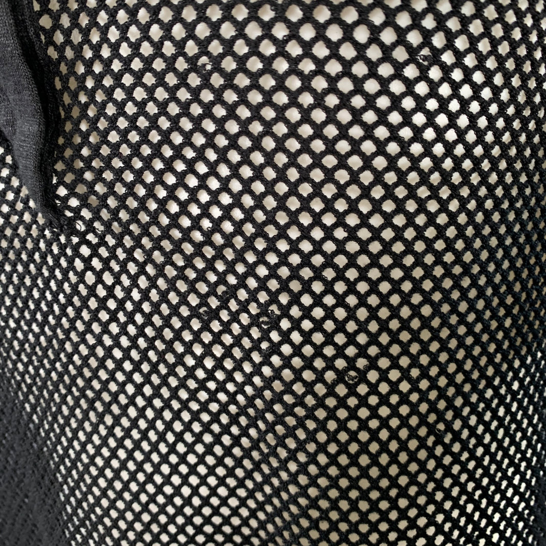 ZADIG & VOLTAIRE Size S Black Mesh Henley Vest