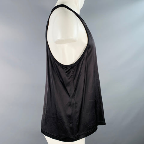 MM6 MAISON MARGIELA Size 38 Black Sleeveless Crew Neck Tank Top