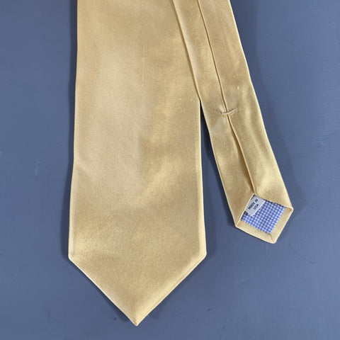 JOHN W NORDSTROM Yellow Gold Solid Silk Tie