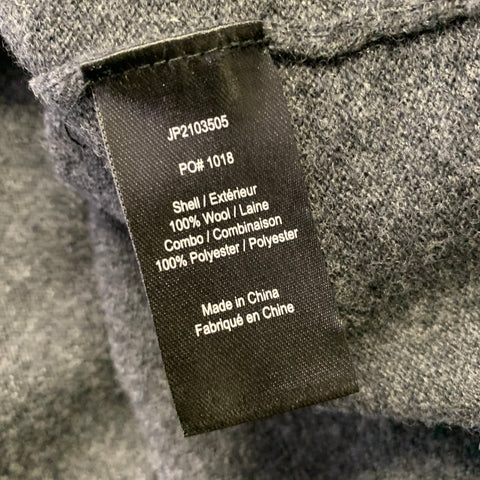JASON WU Size M Grey Black Wool Tassel Cardigan