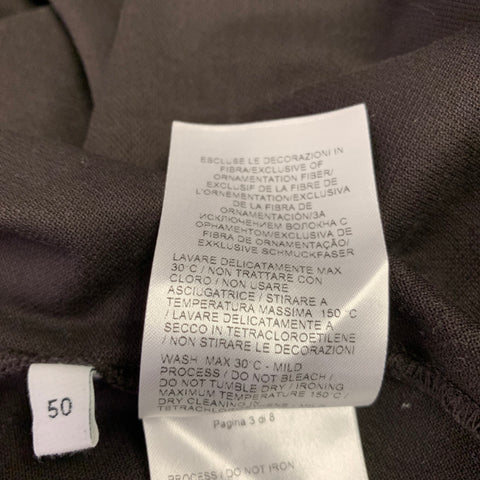 BOTTEGA VENETA Spring 2020 Size M Brown Cotton Buttoned Polo