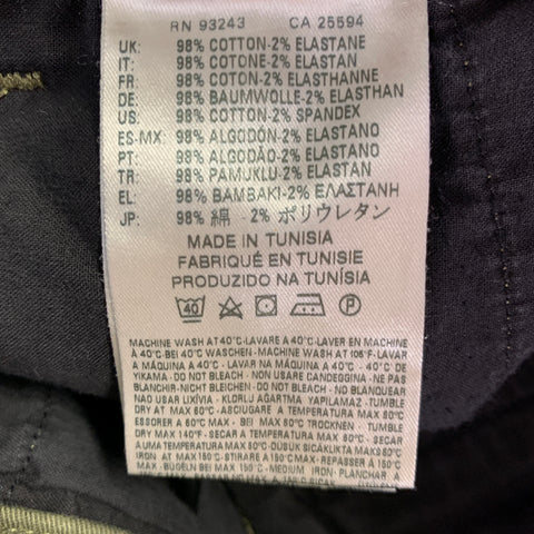 DIESEL Size 27 Khaki Cotton Blend Cargo Casual Pants