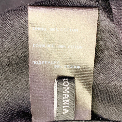 HAIDER ACKERMANN Size 6 Grey Silver Wool Silk Cigarette Dress Pants