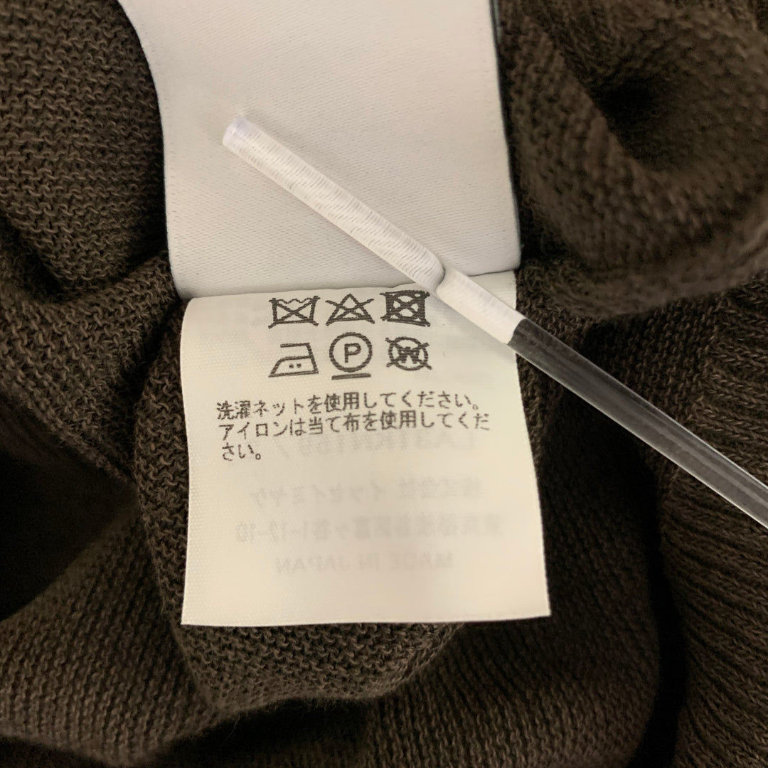 ISSEY MIYAKE Size M Brown Knit Short Sleeve T-Shirt