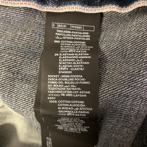 TOM FORD Size 38 Dark Washed Denim Slim Jeans