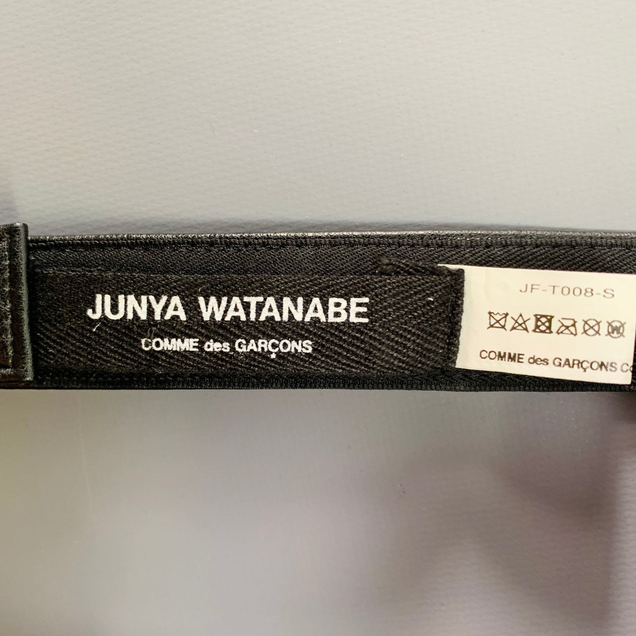 JUNYA WATANABE One Size Black Studded Leather Harness Belt – Sui
