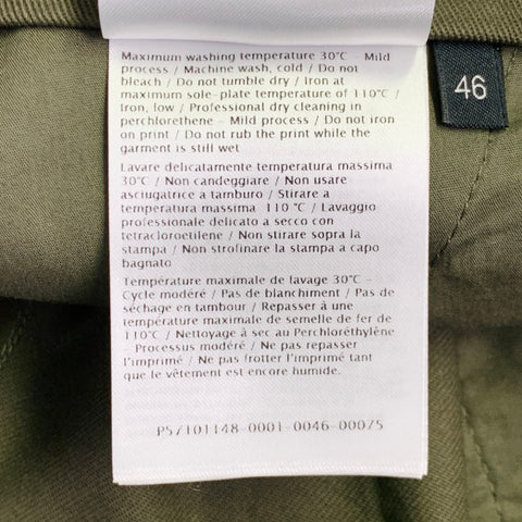 VALENTINO Size 30 Olive Neon Cotton Cargo Pockets Casual Pants