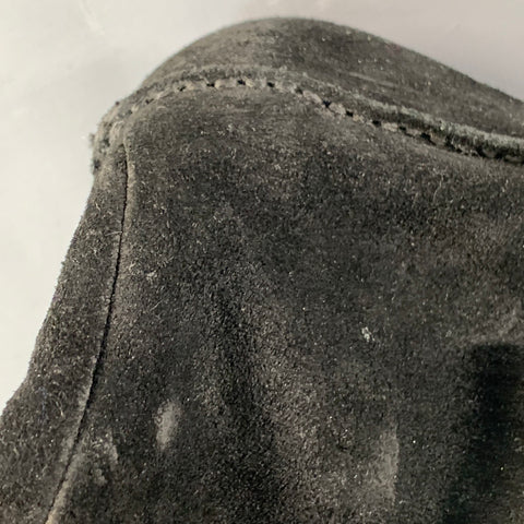 ELIZABETH and JAMES Size 10 Black Suede Moccasin Boots