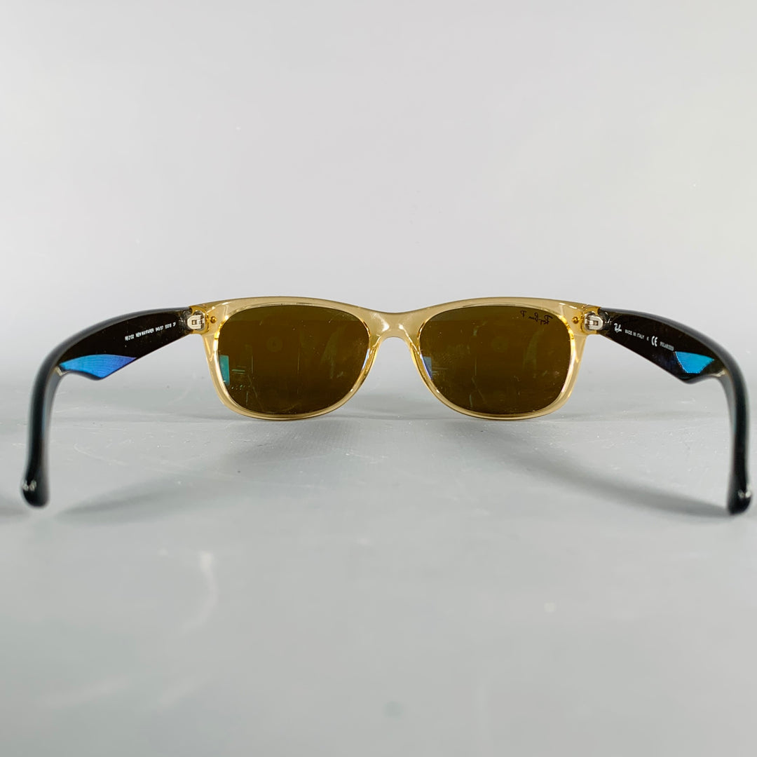 RAY-BAN New Wayfarer Clear Black Two Tone Acetate Sunglasses & Eyewear