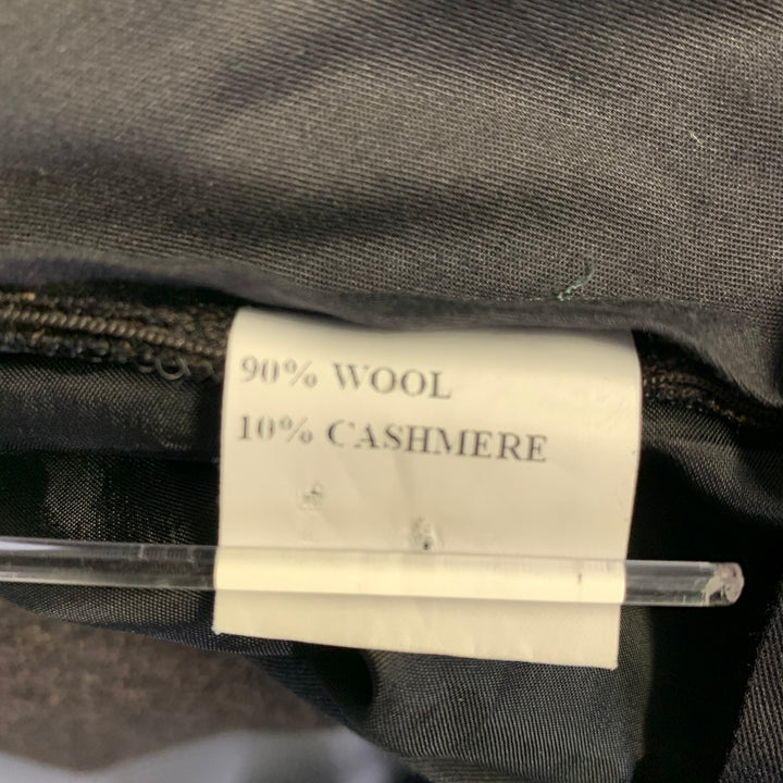 KITON Size 36 Brown Heather Wool Cashmere Flat Front Dress Pants