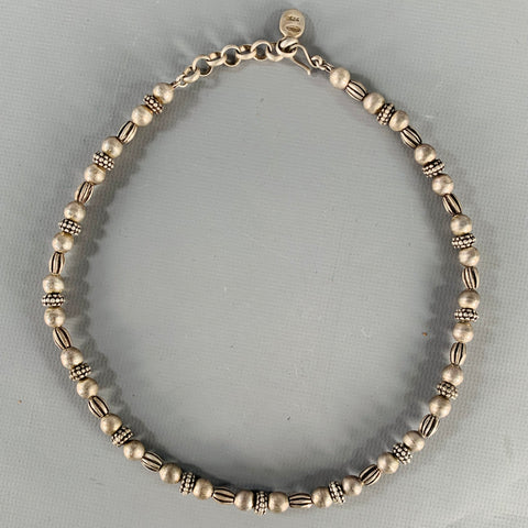 Collier de perles VINTAGE en argent sterling