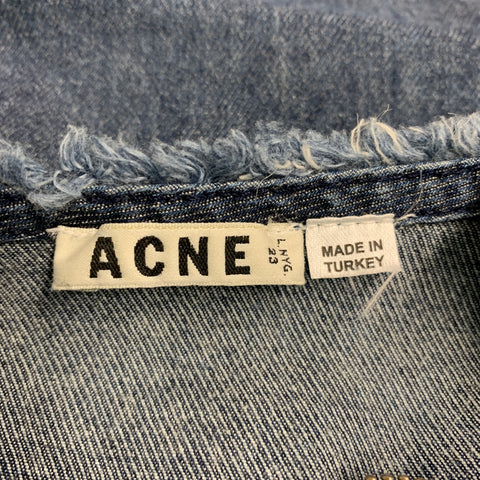 ACNE Size M Blue Denim Dress