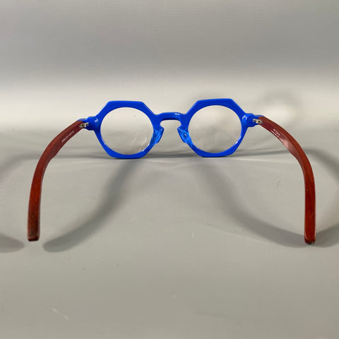 FRAME OF MIND Blue Brown Acetate Glasses