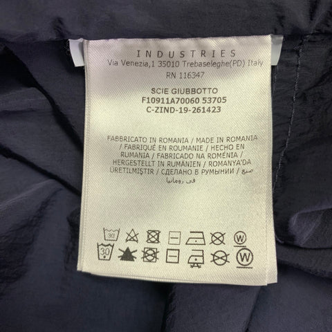 MONCLER Size XXXL Navy Polyamide Hooded Jacket