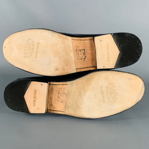 COLE HAAN Size 10 Black Leather Tassels Loafers
