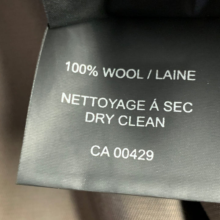 O'CONNELL'S Size 42 Long Brown Herringbone Wool Sport Coat