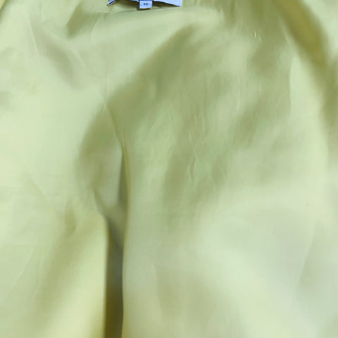 Veste Bomber Oversize Zippée TIBI Taille M en Fausse Fourrure Texturée Acrylique Jaune