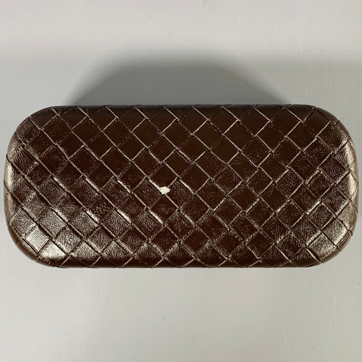 BOTTEGA VENETA Brown Horn Monocle Eyewear