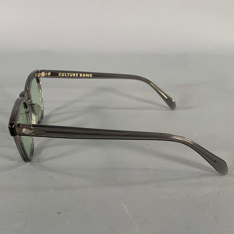 CULTURE BANK Grey Translucent Acetate Sunglasses