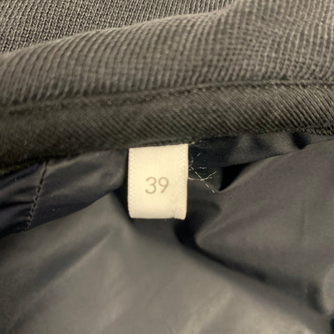 GIVENCHY Size M Black White Plaid Logo Cotton Zip Up Jacket