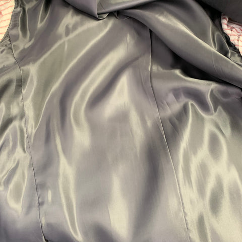 TAILO RED Size 40 Grey Wool Single Breasted Suit