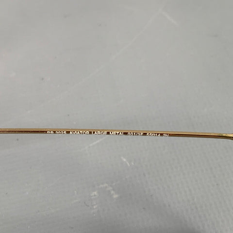 RAY-BAN Gold Metal Sunglasses