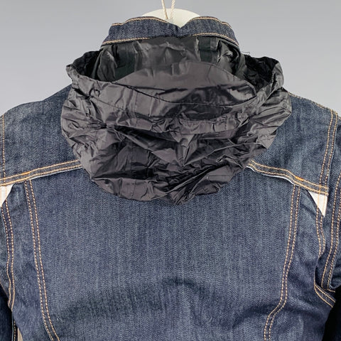 LEVI STRAUSS 2014 Size M -Commuter- Navy Contrast Stitch Cotton Blend Jacket