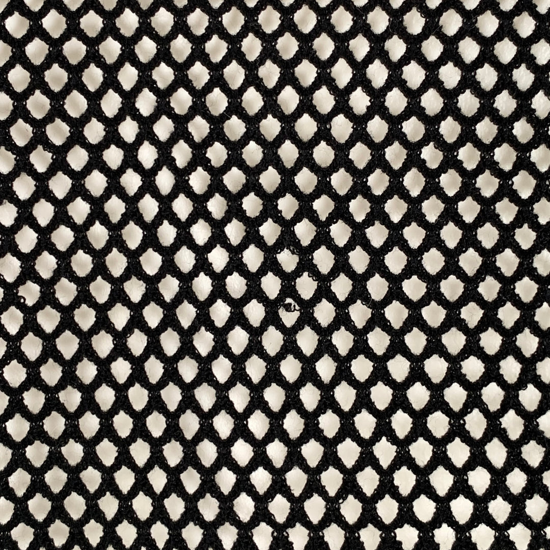 ZADIG & VOLTAIRE Size S Black Mesh Henley Vest