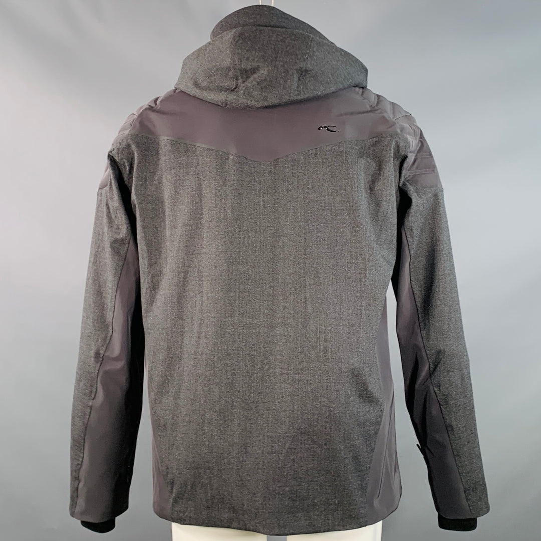 KJUS Size M Formula SE Grey Polyamide Blend Ski Jacket