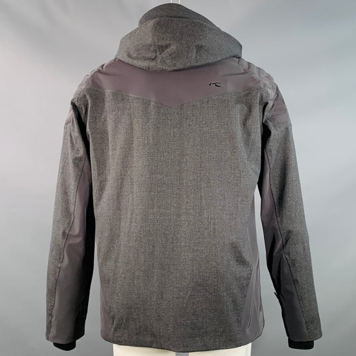 KJUS Size M Formula SE Grey Polyamide Blend Ski Jacket