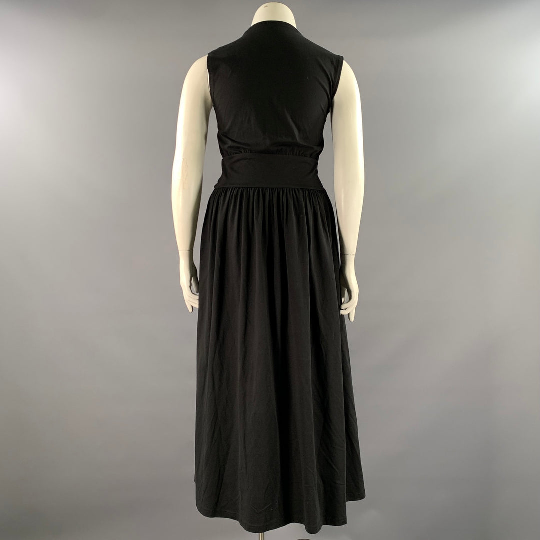 TOTEME Size L Black Cotton Sleeveless Long Dress
