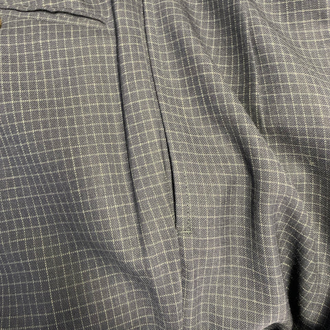 POLO by RALPH LAUREN Size L Regular Navy Grey Checkered Notch Lapel Suit