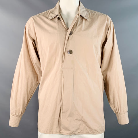 YOSHI ISHIKAWA Vintage Size L Beige Cotton Pullover Jacket