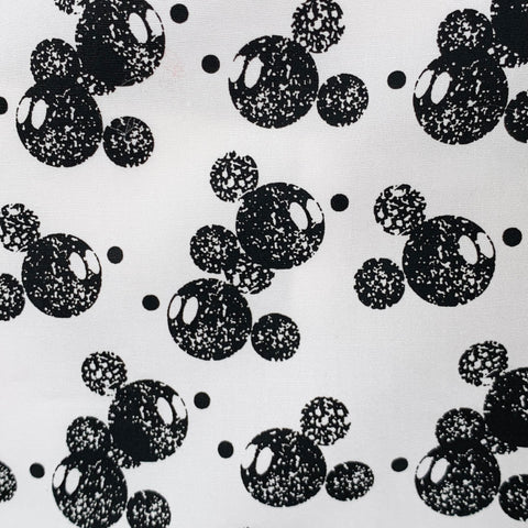 Chemise à manches longues en coton blanc et noir COMME des GARÇONS HOMME Taille L Mickey Mouse