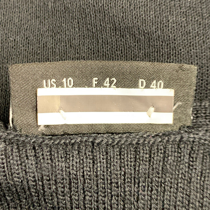 AKRIS Size L Black Silk Cotton Layered Tank Casual Top