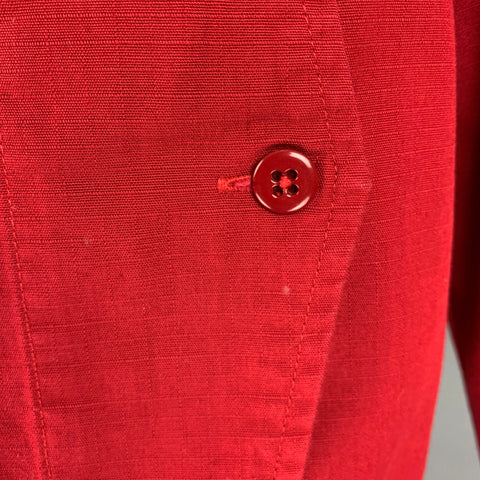 ENGINEERED GARMENTS Size M Red Cotton Shirt Jacket