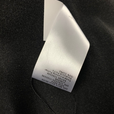 GIORGIO ARMANI Size 10 Black Silk Viscose Textured Jacket